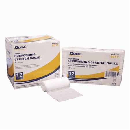 Dukal Non-Sterile- Basic Conforming Stretch Gauze 2 in. 8517